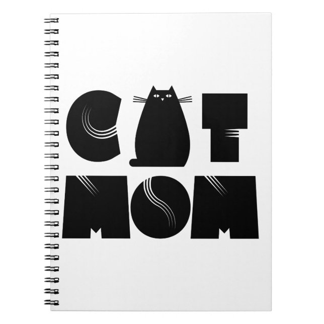 Cat Mom Notebook (Front)