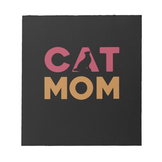 Cat Mom Notepad (Front)