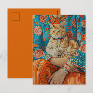 Cat Mom Postcard