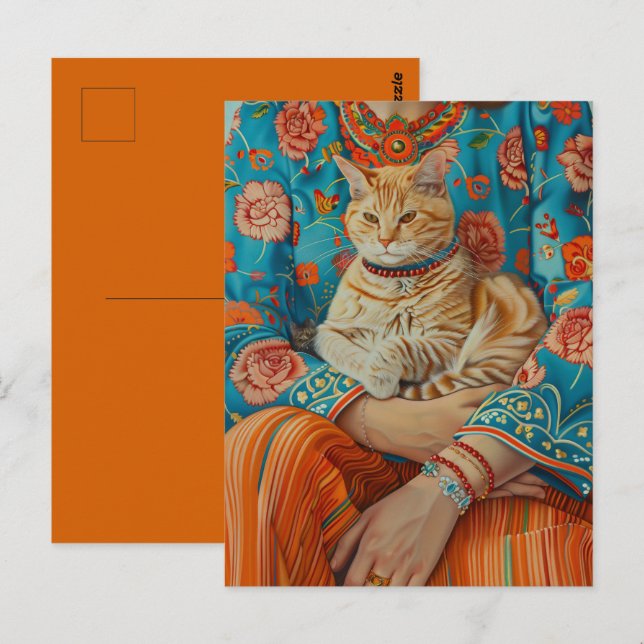Cat Mom Postcard (Front/Back)
