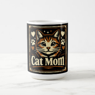 Cat Mom – Proud Feline Mother Love Coffee Mug