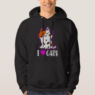 Cat Mom Rescued Animals Animal Rescue Save Cat  10 Hoodie