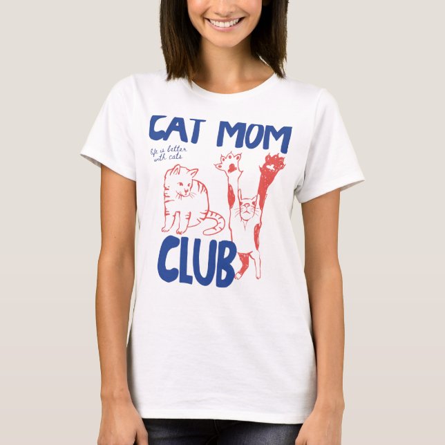 Cat mom shirt  (Front)