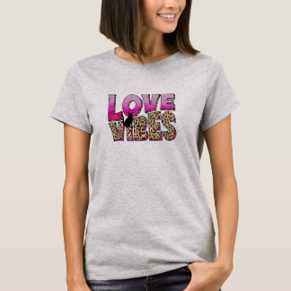 Cat Mom Shirt - Love Vibes Personalized Tee Gift