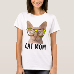 CAT MOM SPHYNX funny t-shirts