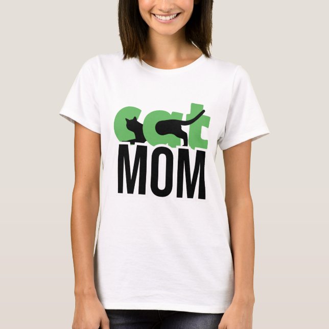 Cat Mom T-Shirt (Front)