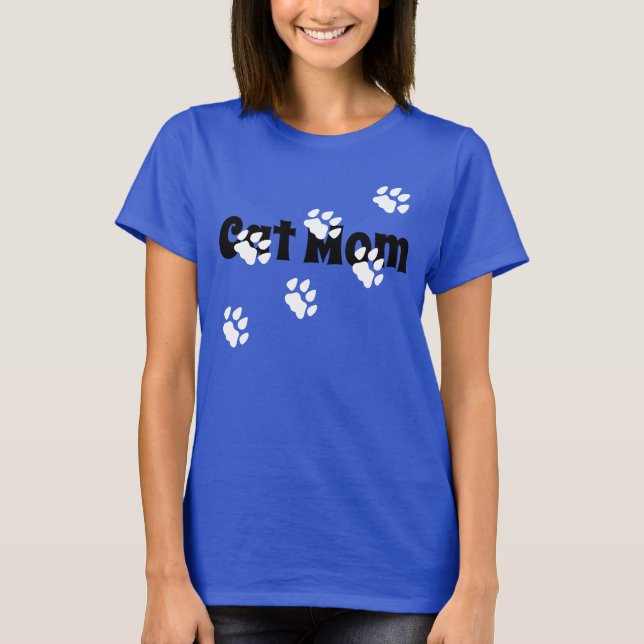 Cat Mom T-Shirt (Front)