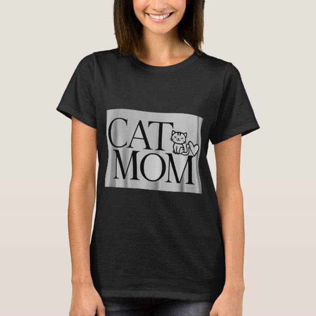 Cat Mom T-Shirt (Front)