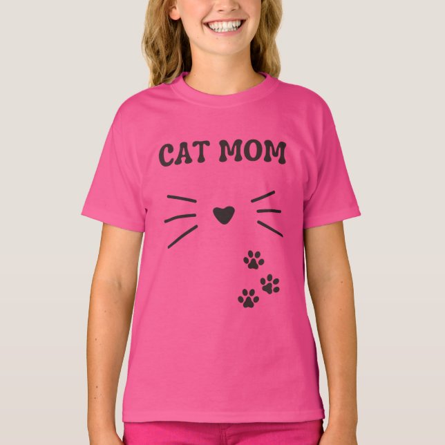 Cat MOM T-Shirt (Front)