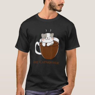Cat Mom The Catmother Crazy Coffee Cat Mother Kitt T-Shirt