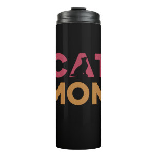 Cat Mom Thermal Tumbler