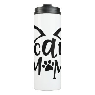 Cat Mom Thermal Tumbler