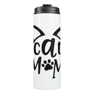 Cat Mom Thermal Tumbler