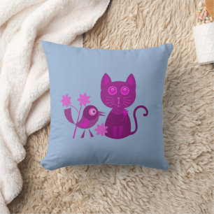 CAT MOM THROW PILLOW AS A GIFT ANYONE
