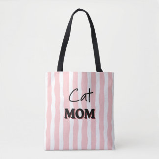Cat Mom Tote Bag