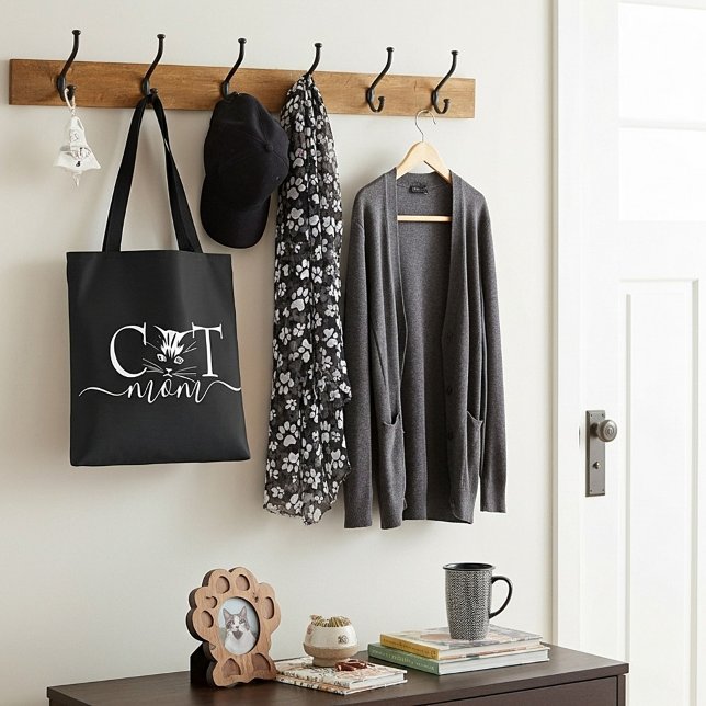 Cat mom  tote bag (Creator Uploaded)