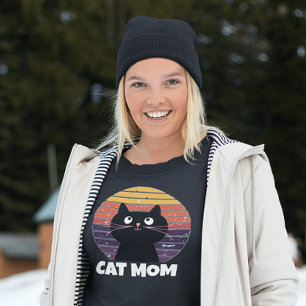 CAT MOM VINTAGE RETRO STYLE T-Shirts Sweat - shirt