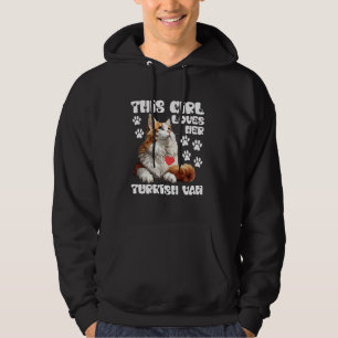 Cat Mommy THIS GIRL LOVES HER TURKISH VAN Cat Owne Hoodie