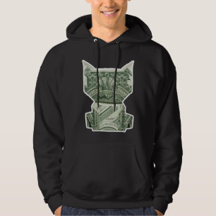 Cat Money Origami Cash Hoodie