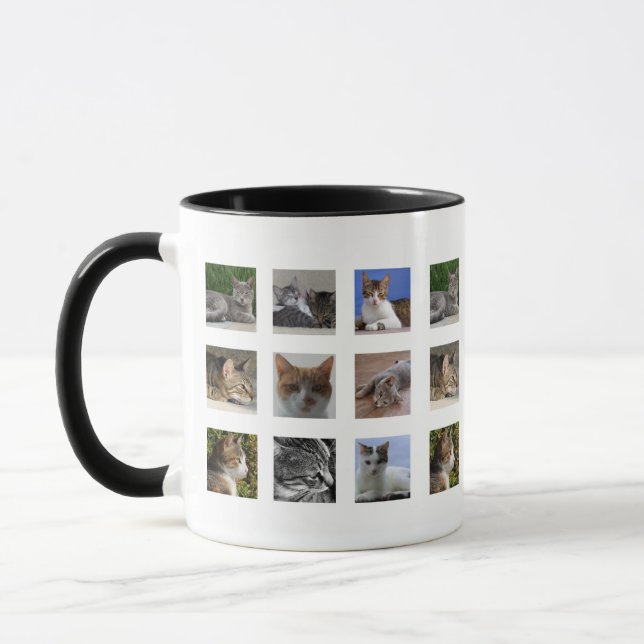 Cat Mosaic Mug (Left)