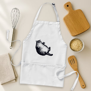 Cat Mother I Am But Skin and Bones For Cat Lover Standard Apron