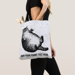 Cat Mother I Am But Skin and Bones For Cat Lover Tote Bag