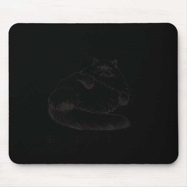 Cat Mother I Am But Skin And Bones  Mouse Pad (Front)