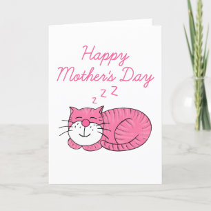 Cat Mother's Day Thank You Card