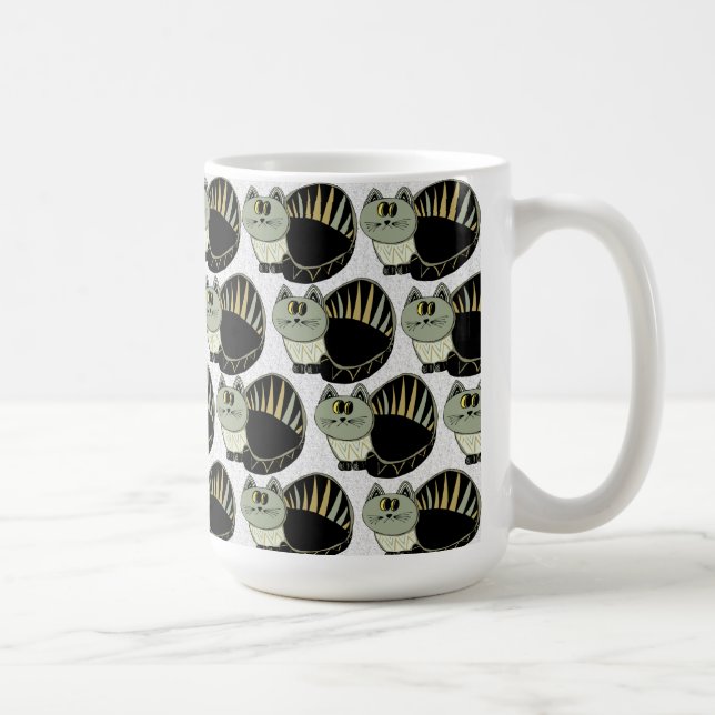 Cat Motif Coffee Mug (Right)