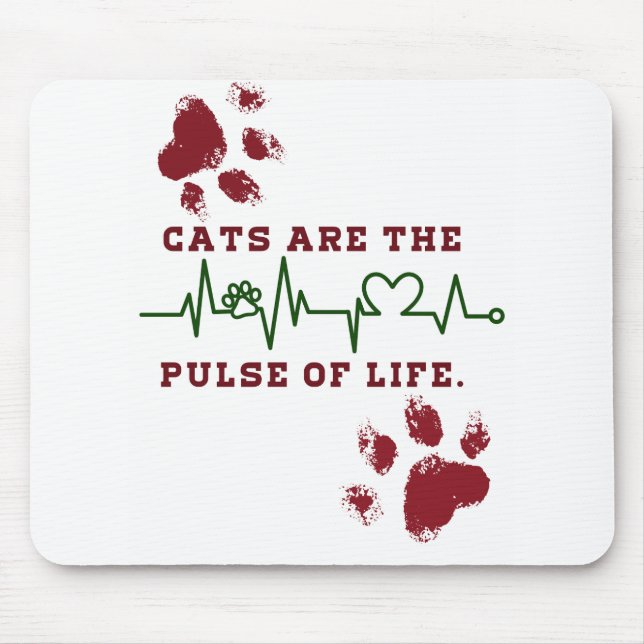 Cat Mouse Pad (Front)