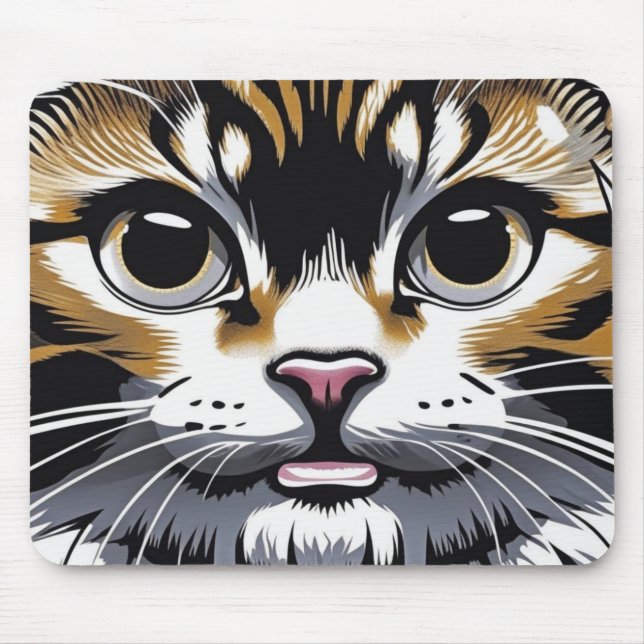Cat Mouse Pad (Front)