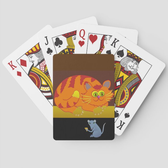 Cat & Mouse Playing Cards (Back)
