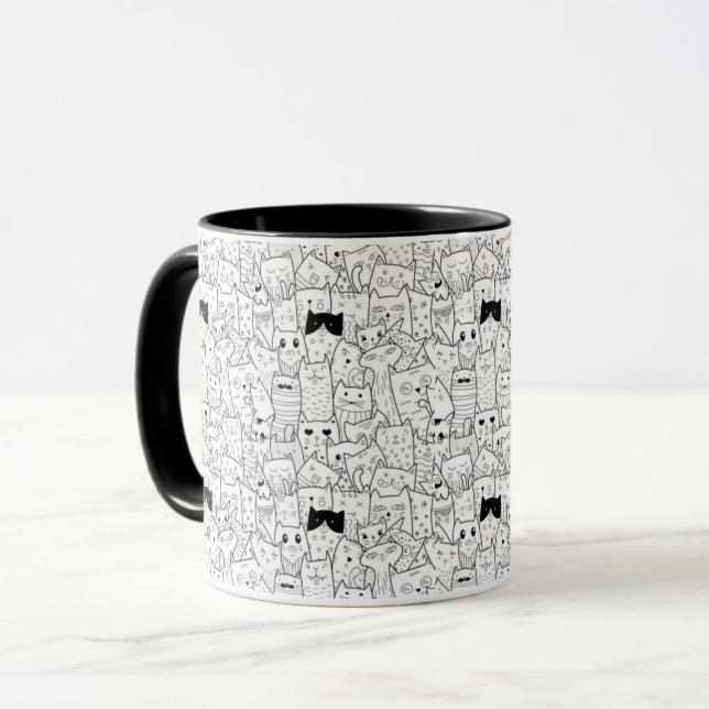 cat mug (Front Left)