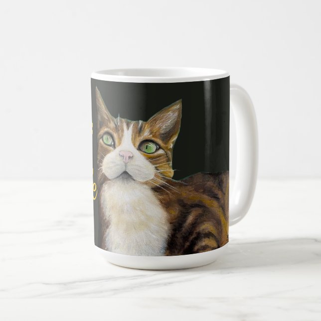 Cat mug catitude it's a lifestyle (Front Right)