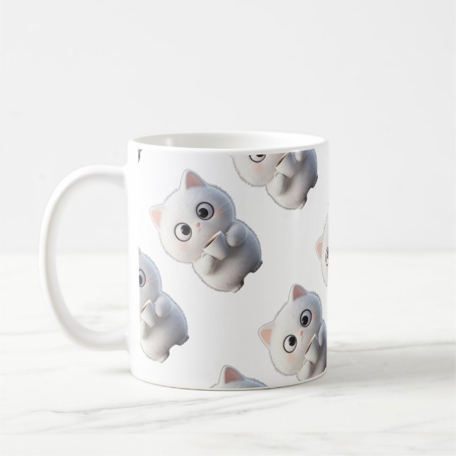 cat Mugs & Cups (Left)