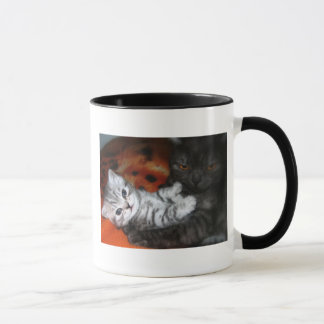 Cat mum and kitten mug