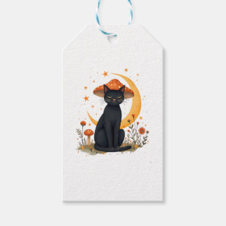 Cat Mushroom Hat Cottagecore Kitten Kitty Women Gi Gift Tags