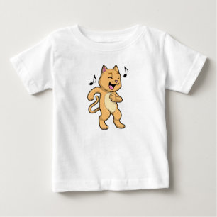 Cat Music Dance Baby T-Shirt