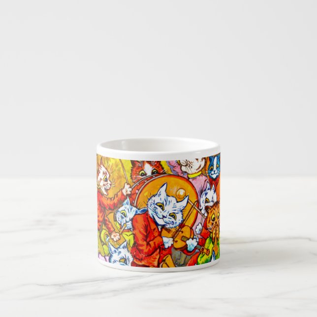 Cat Musical Band Espresso Cup (Front)