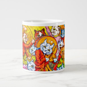 Cat Musical Band Large Coffee Mug