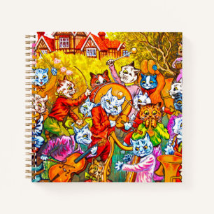 Cat Musical Band Notebook