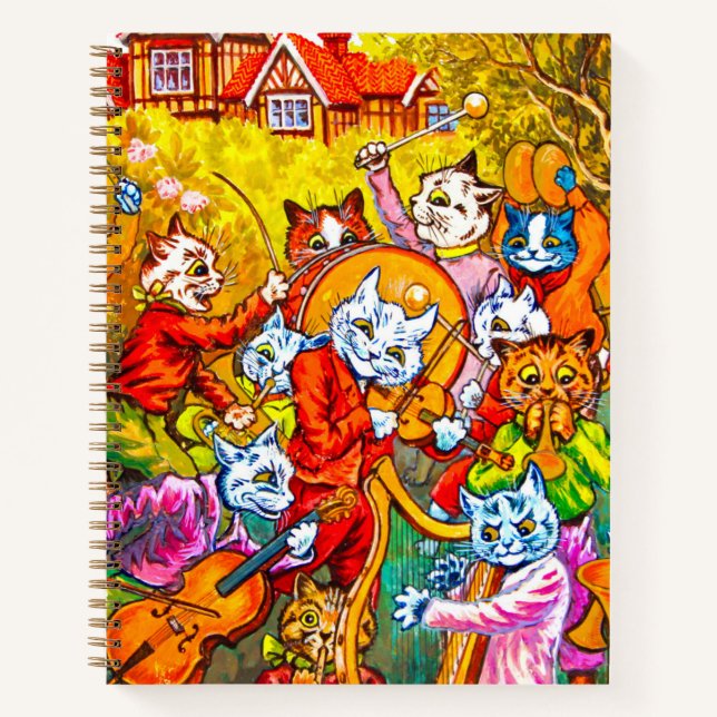 Cat Musical Band Notebook (Front)