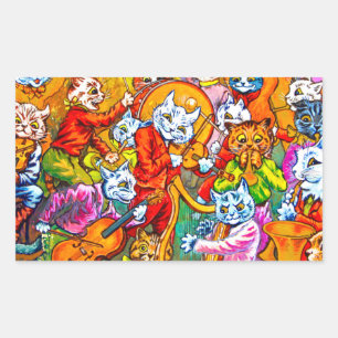 Cat Musical Band Sticker
