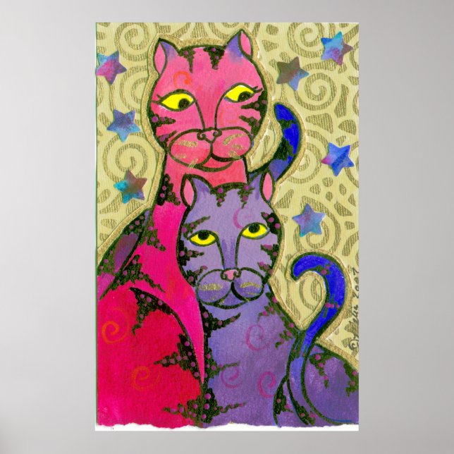Cat N Stars Poster (Front)