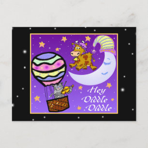 Cat 'n the Fiddle Postcard