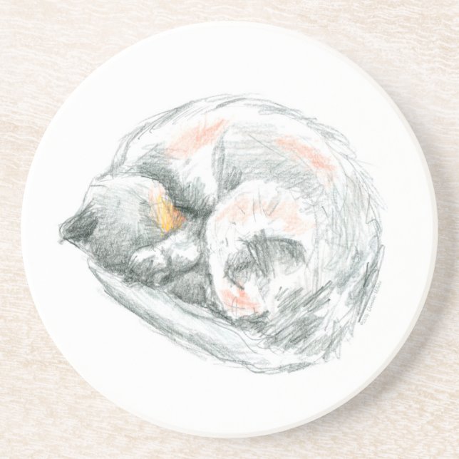 Cat Nap Coaster (Front)