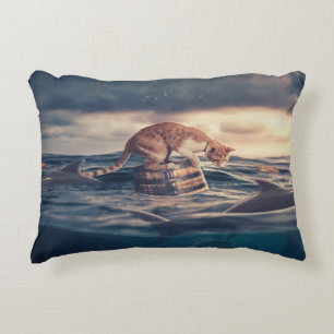 Cat Nap Dream or Nightmare Accent Pillow