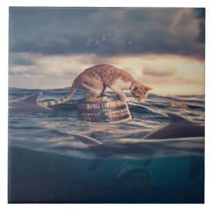 Cat Nap Dream or Nightmare Tile