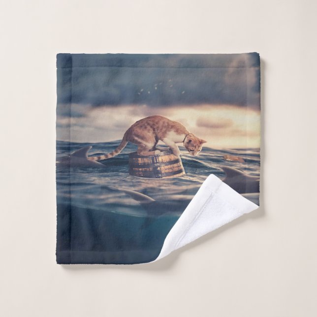 Cat Nap Dream or Nightmare Wash Cloth (Wash Cloth)