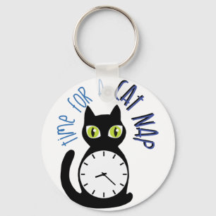 Cat Nap Keychain